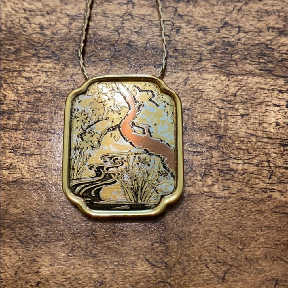 Vintage Reed and Barton Damascene necklace